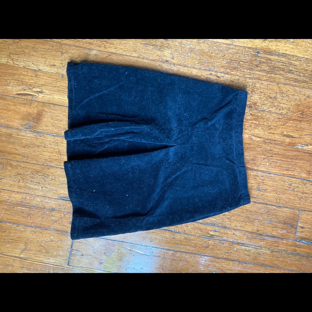 Corduroy skirt - black